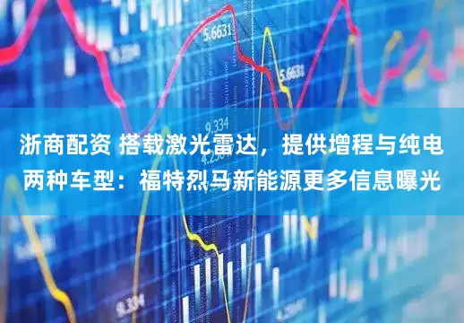 浙商配资 搭载激光雷达，提供增程与纯电两种车型：福特烈马新能源更多信息曝光