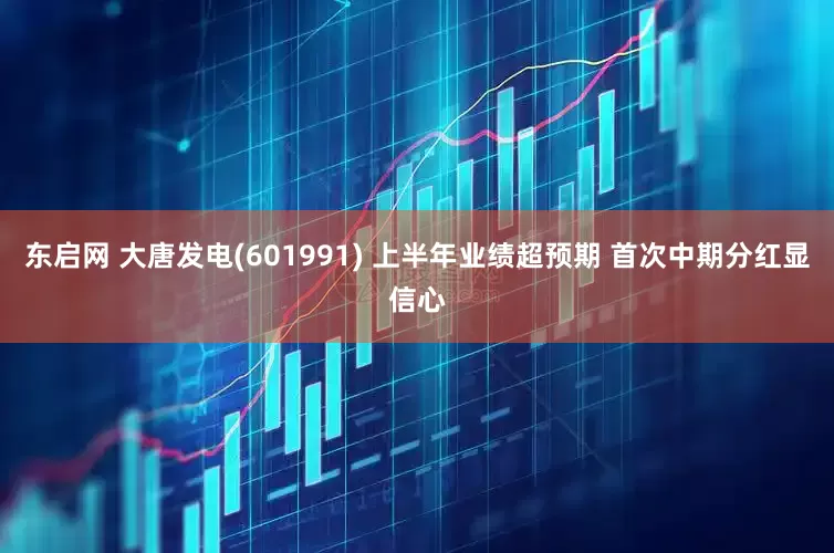 东启网 大唐发电(601991) 上半年业绩超预期 首次中期分红显信心
