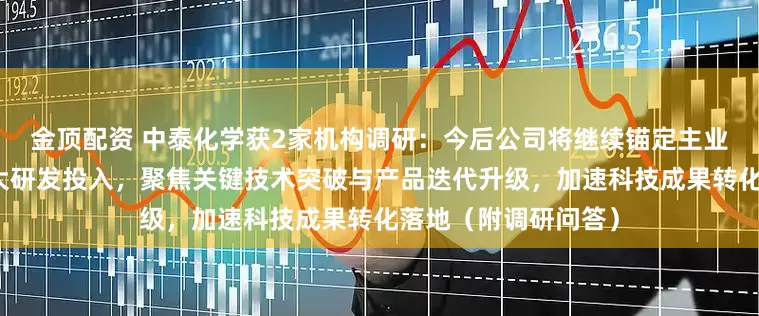 金顶配资 中泰化学获2家机构调研：今后公司将继续锚定主业深耕细作，持续加大研发投入，聚焦关键技术突破与产品迭代升级，加速科技成果转化落地（附调研问答）